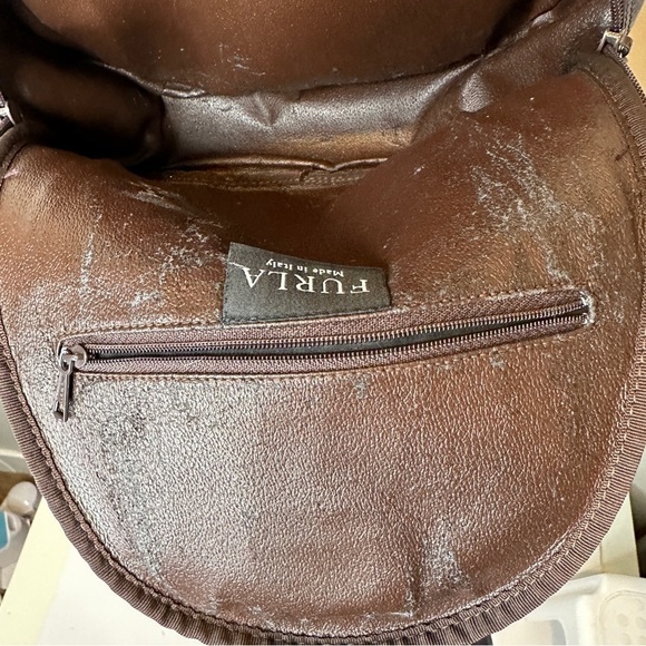 Vintage FURLA backpack in purple - Picture 3 of 16